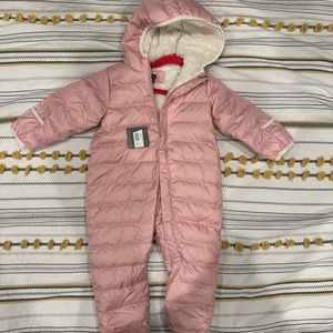 EDDIE BAUER NWT 24 month snow suit. Pink.  Never worn!